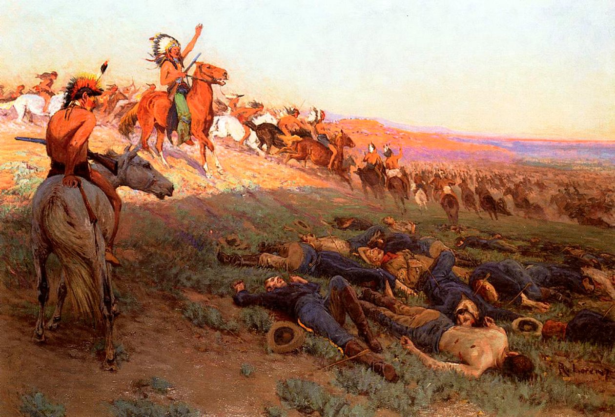 Custers Last Stand, cca 1914 od Richard Lorenz