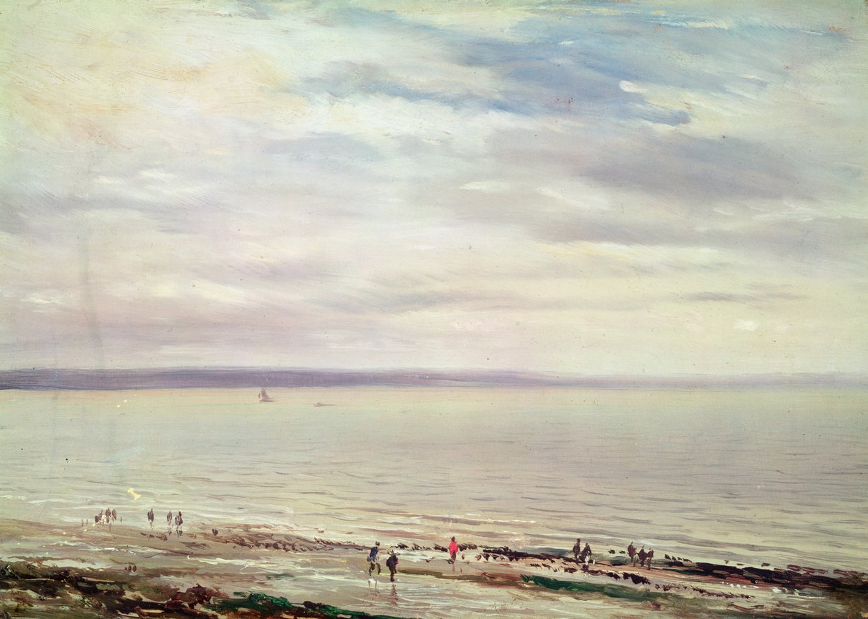 Na pobřeží od Richard Parkes Bonington