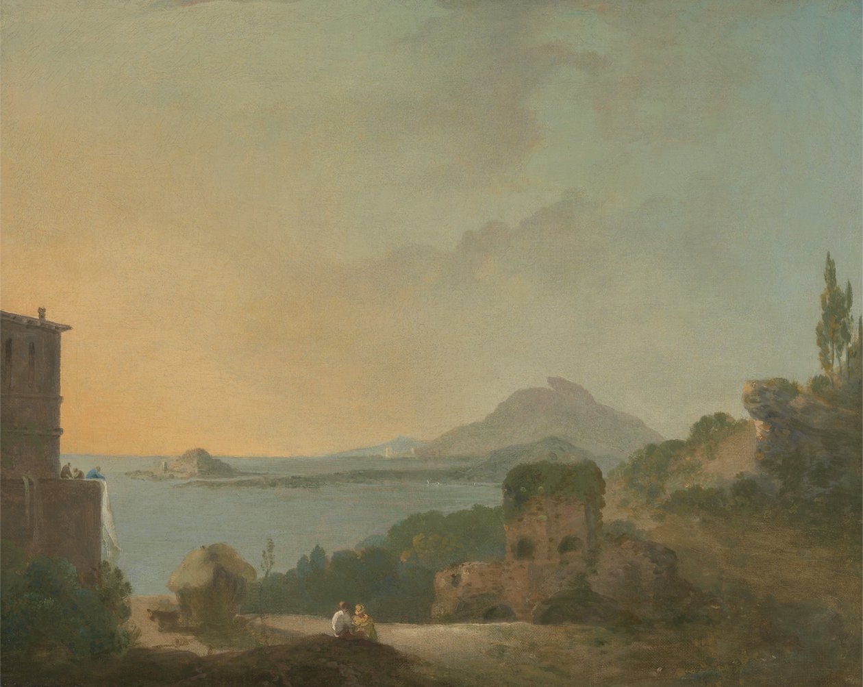 Vila Ciceros a záliv Pozzuoli od Richard Wilson