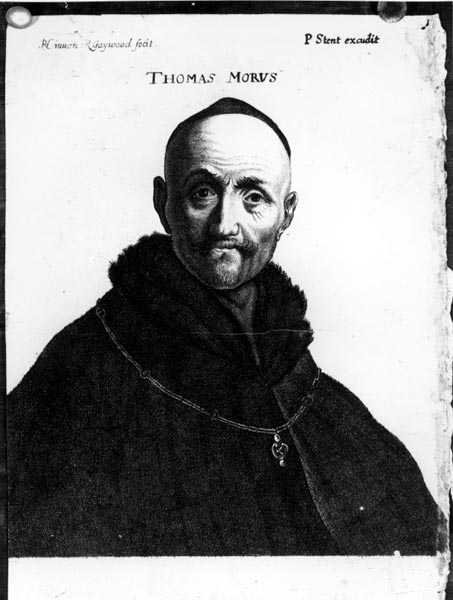 Portrét Thomase Morea (1478-1535) vyrytý Peterem Stentem (fl.1642-65) od Richard Gaywood