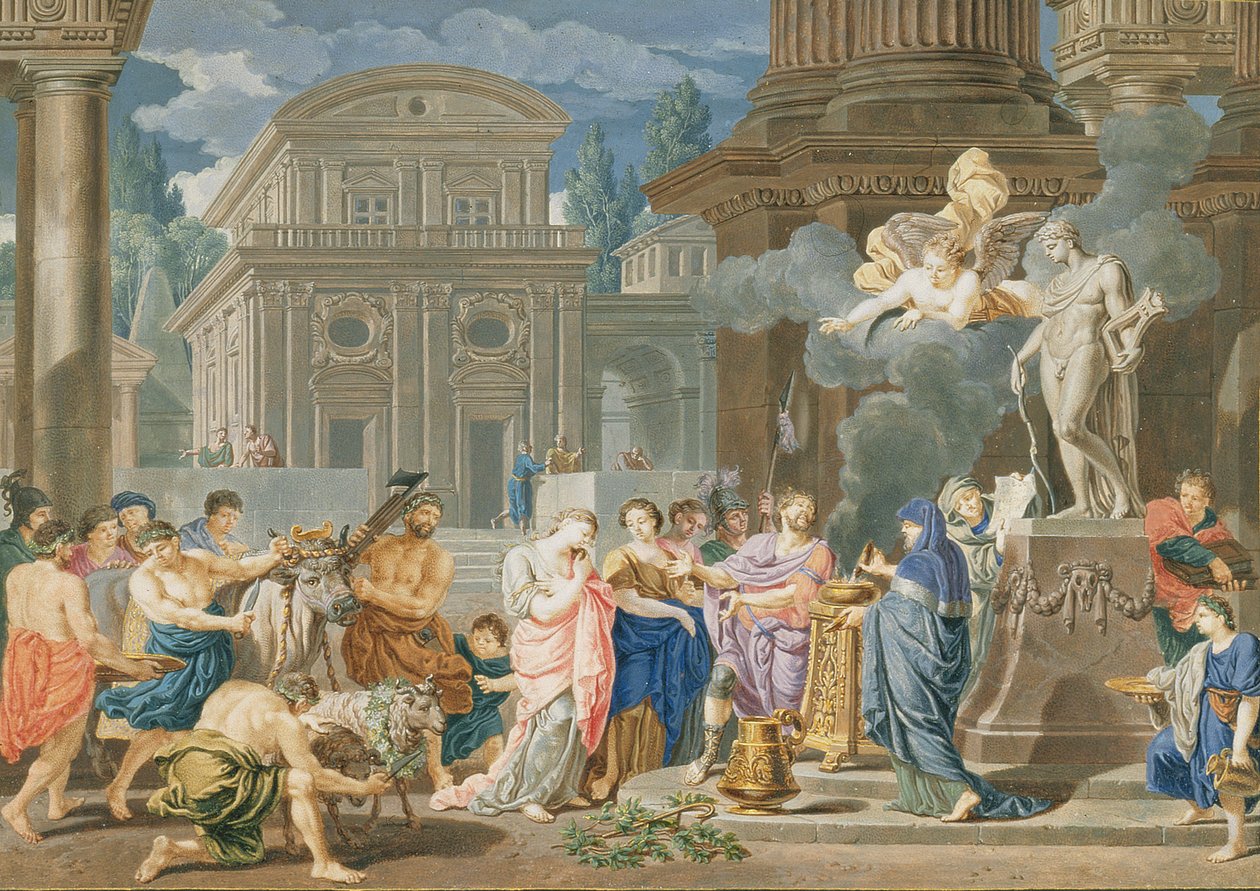 Apollónova oběť, 1702 od Richard van Orley