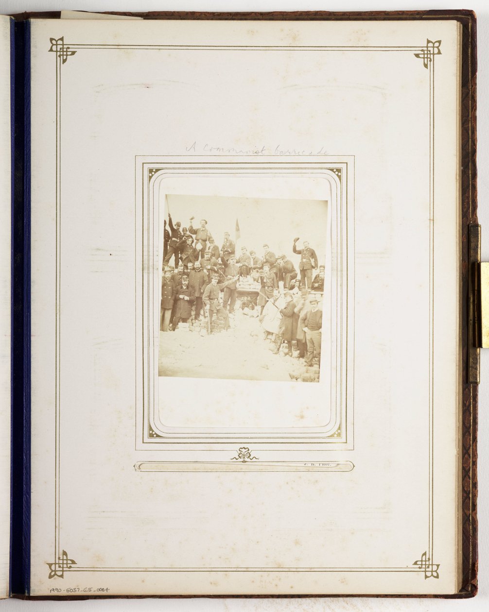 Komunistická barikáda, c 1870 od John Pardon
