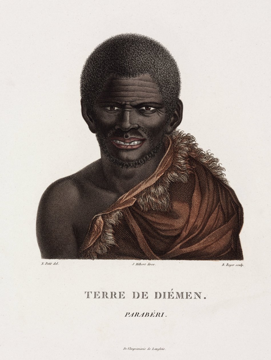 Tasmánský domorodec, Austrálie od John Pardon