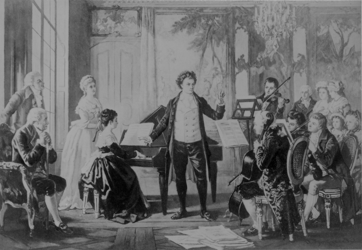 Ludwig van Beethoven (rytina) od Richard Brend