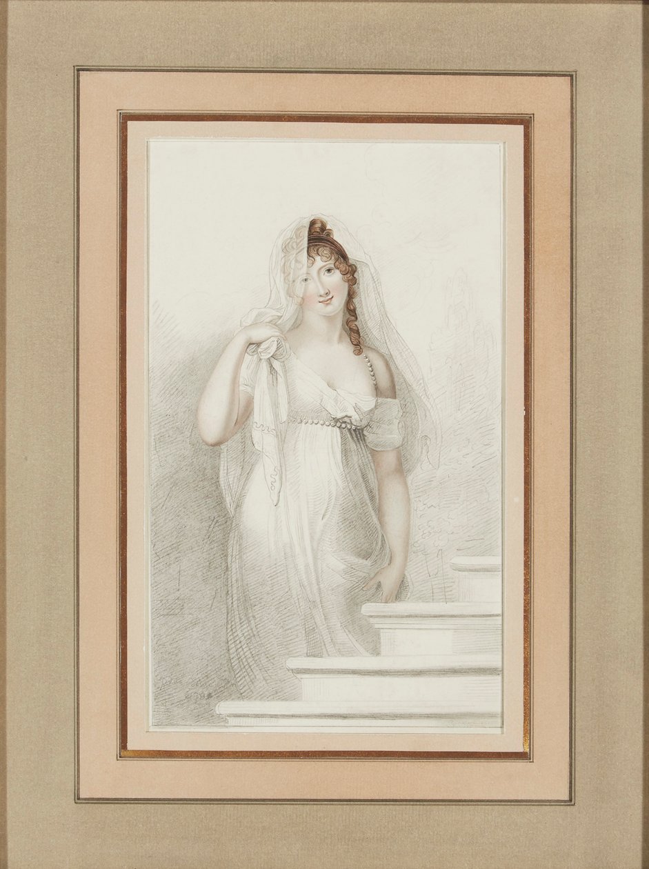 Portrét Madame Recamier 1777-1849. od Richard Cosway