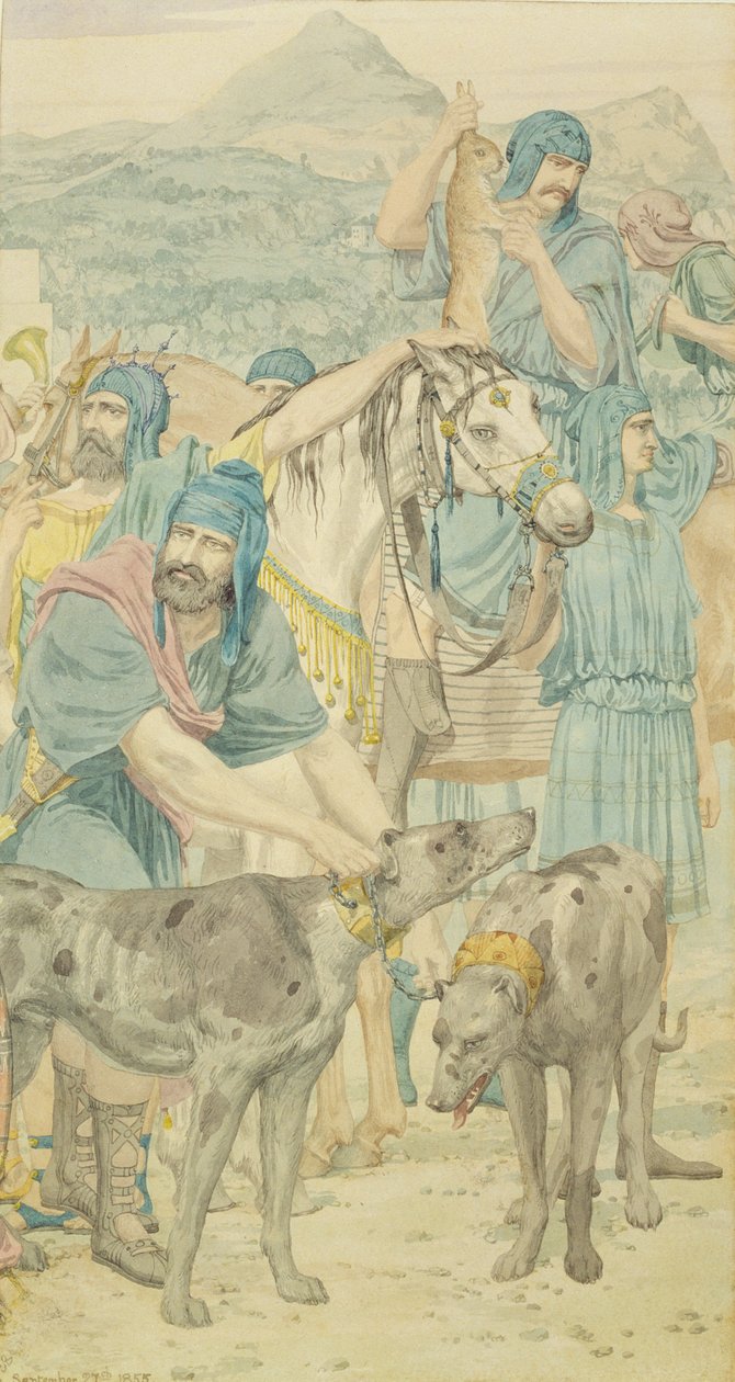 Lovecká scéna, 1855 od Richard Dadd