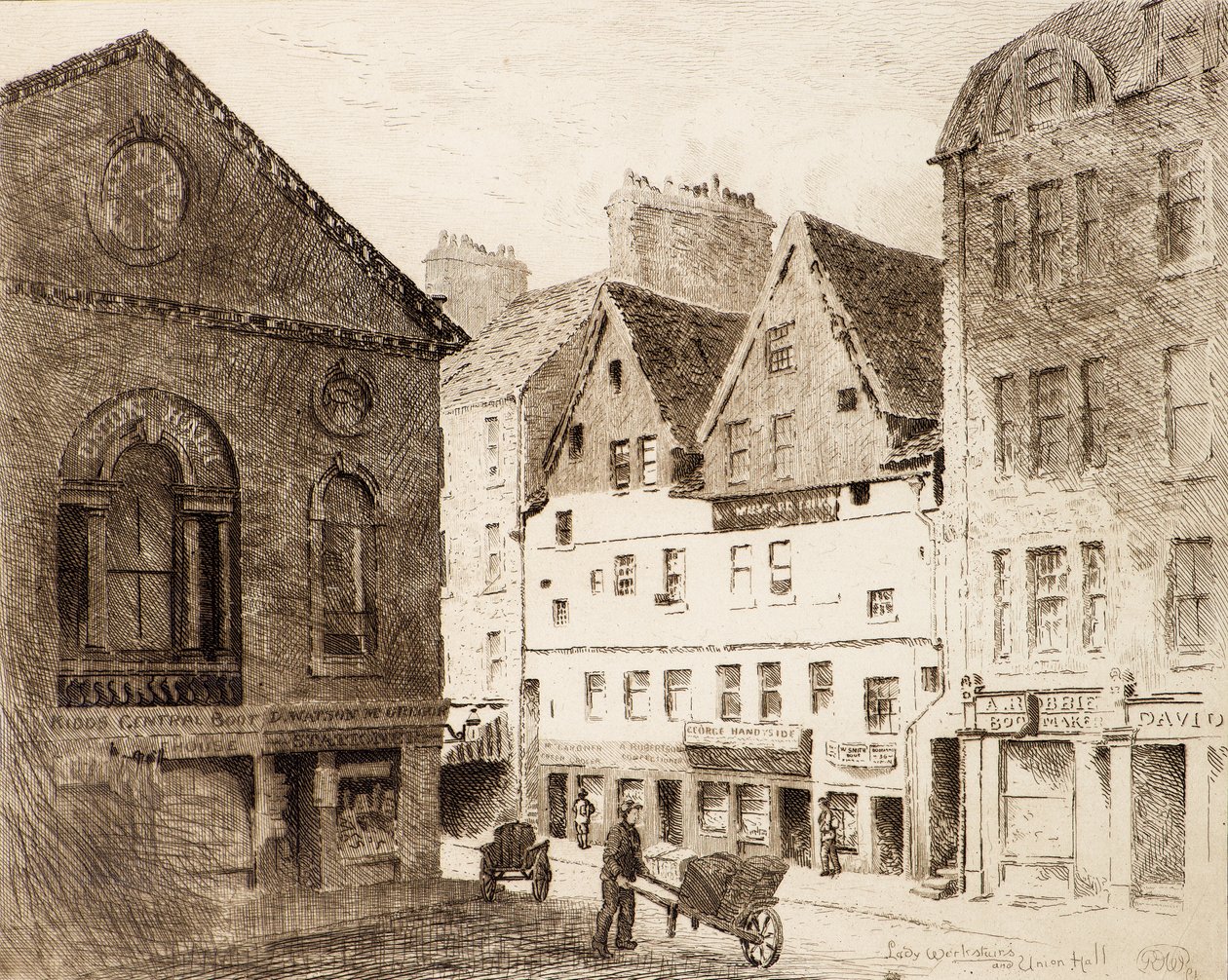 Lady Warkstairs a Union Hall (lept) od Richard Davidson Winter