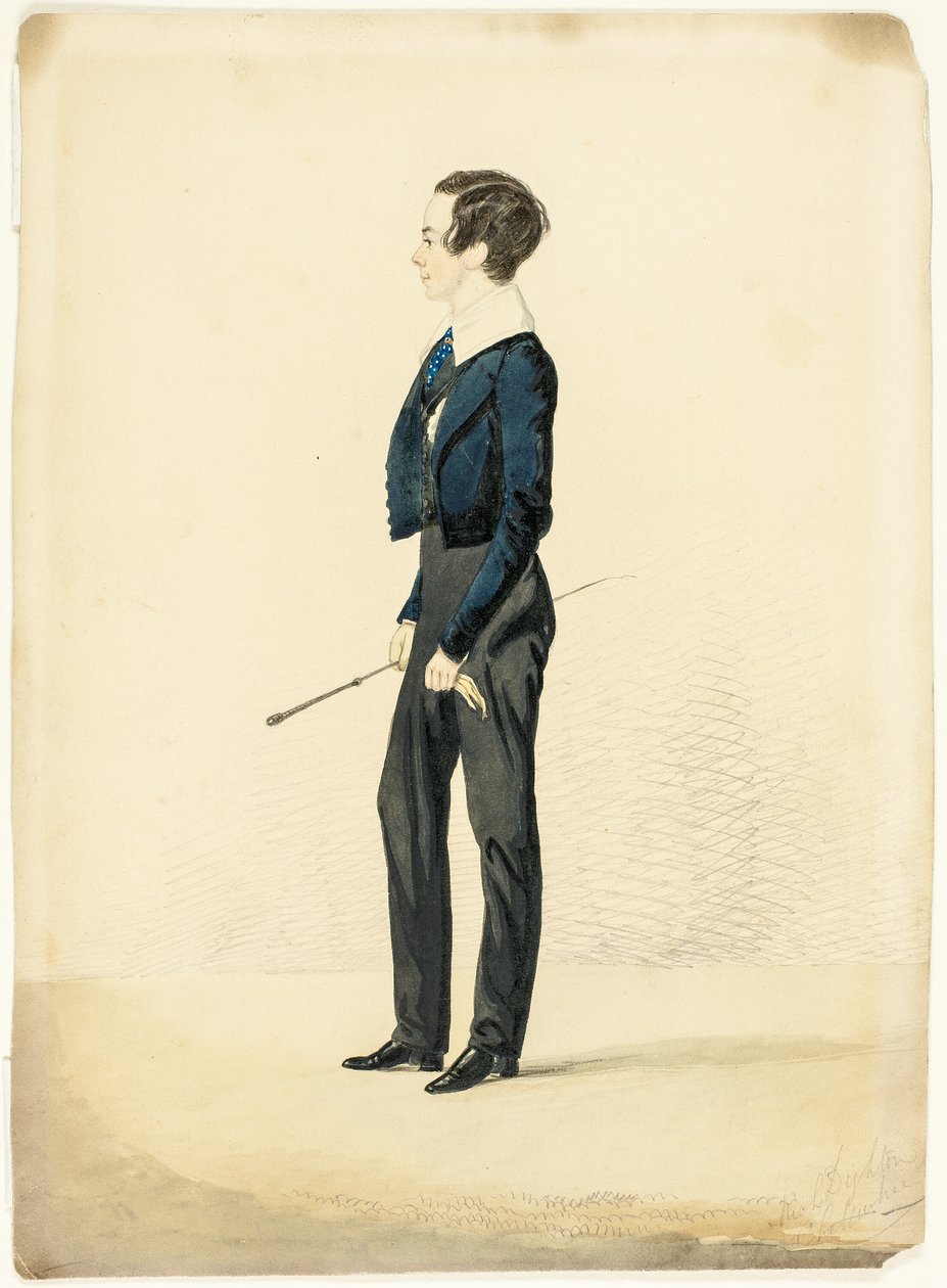 Chlapec v obojku Eton od Richard Dighton