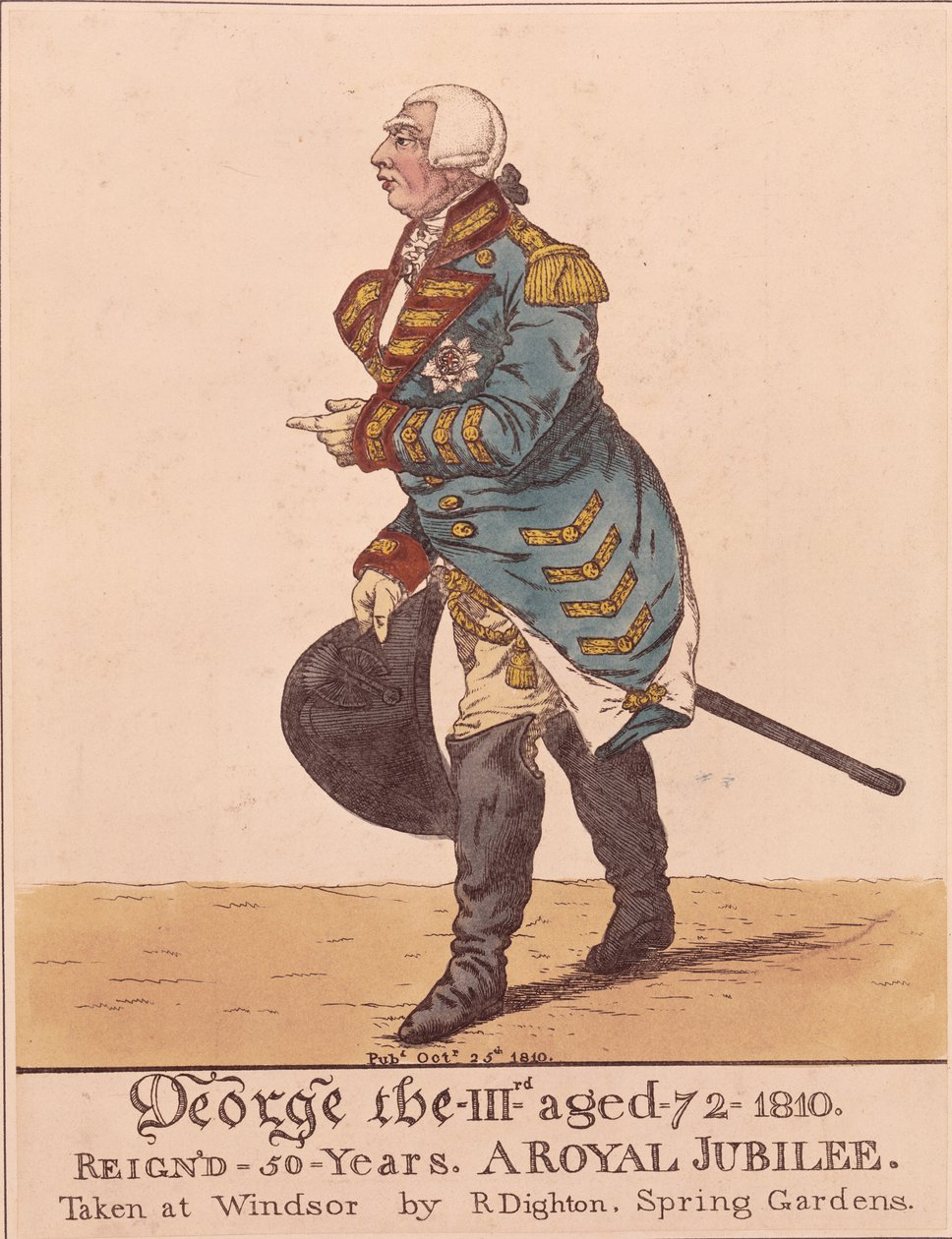 Jiří III, 1810 od Richard Dighton