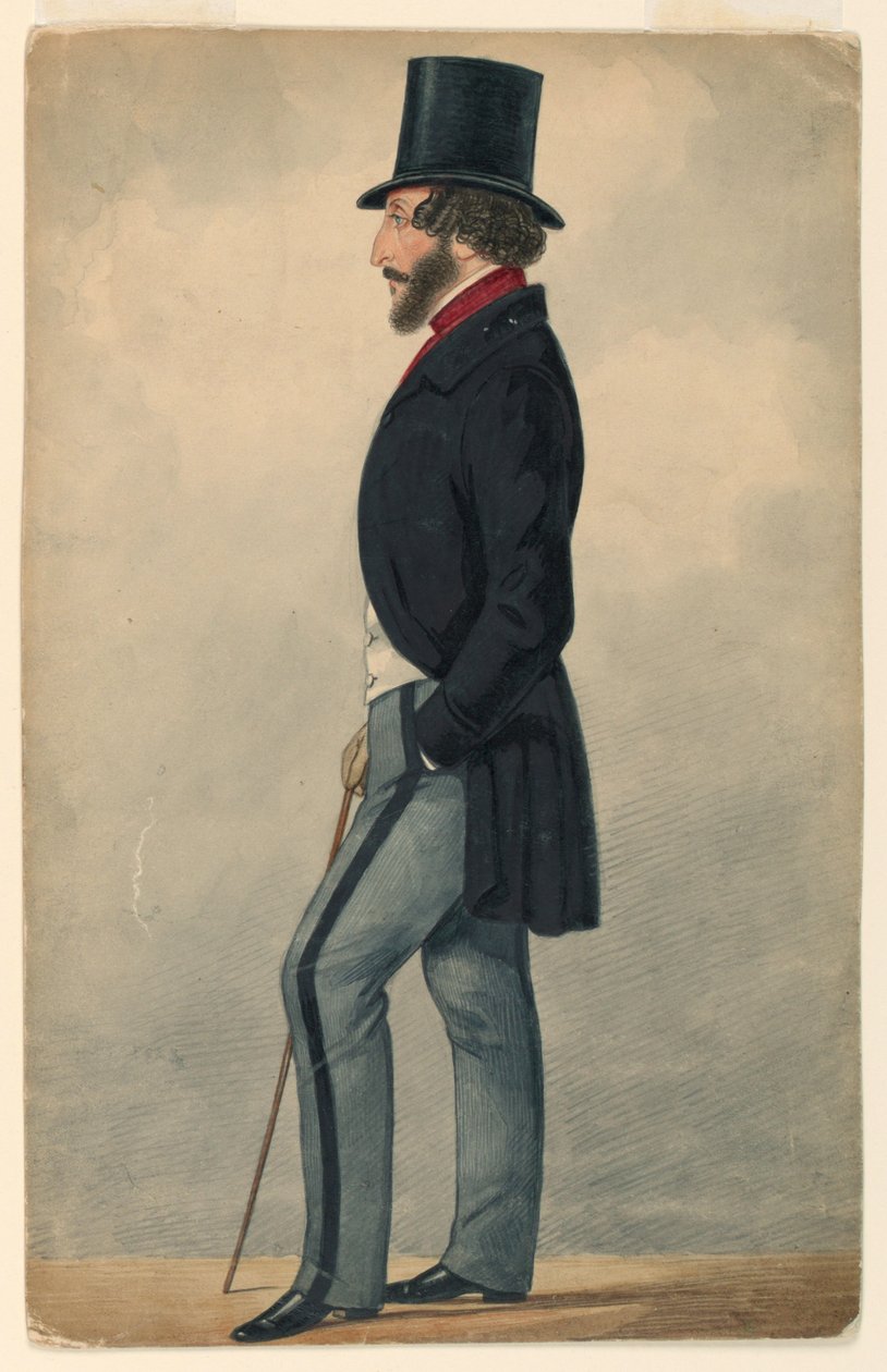 Portrét lorda Beauclerka od Richard Dighton