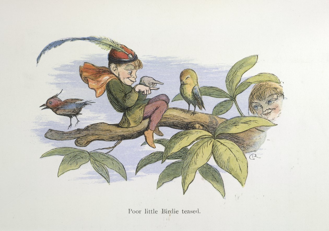 Chudák ptáček škádlil od Richard Doyle