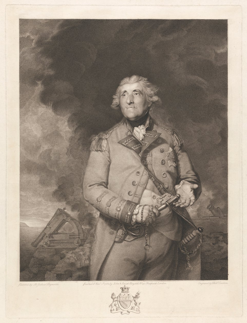 George Augustus Elliot Lord Heathfield od Richard Earlom