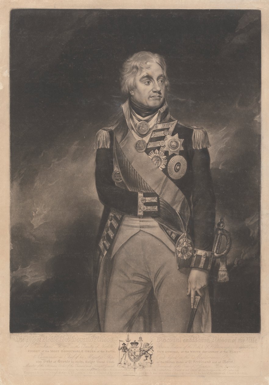 Horatio Nelson, vikomt Nelson od Richard Earlom