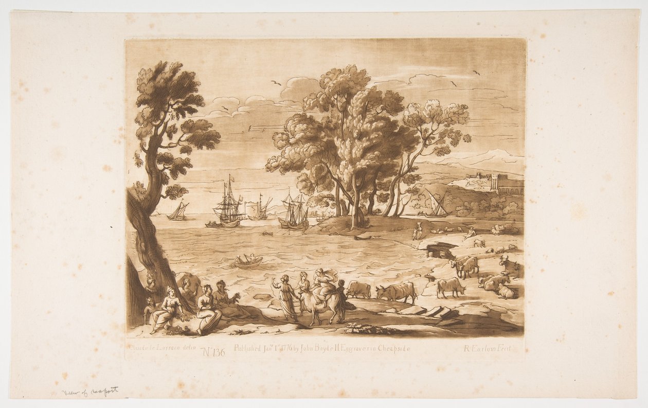 Znásilnění Evropy, 1776. od Richard Earlom