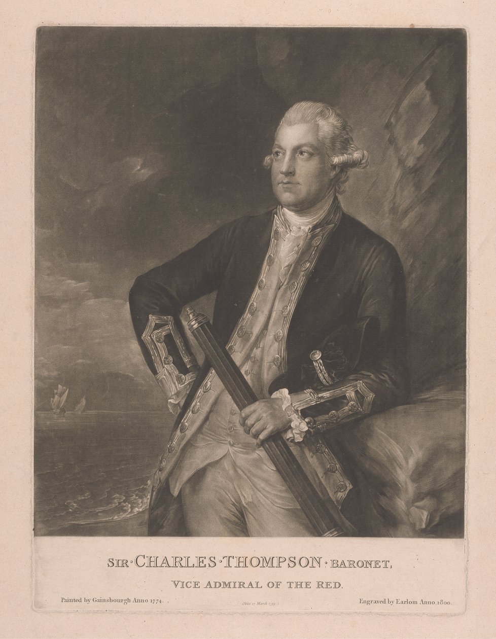 Sir Charles Thompson od Richard Earlom