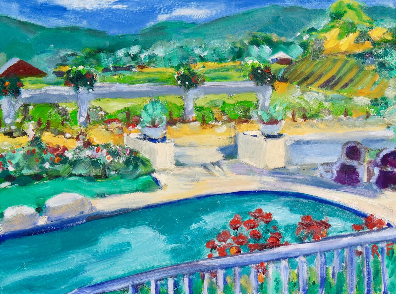 Backyard, Napa, 2019 od Richard Fox