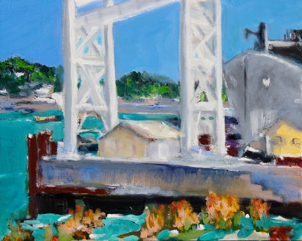 Gantry, Mare Island, 2020 od Richard Fox