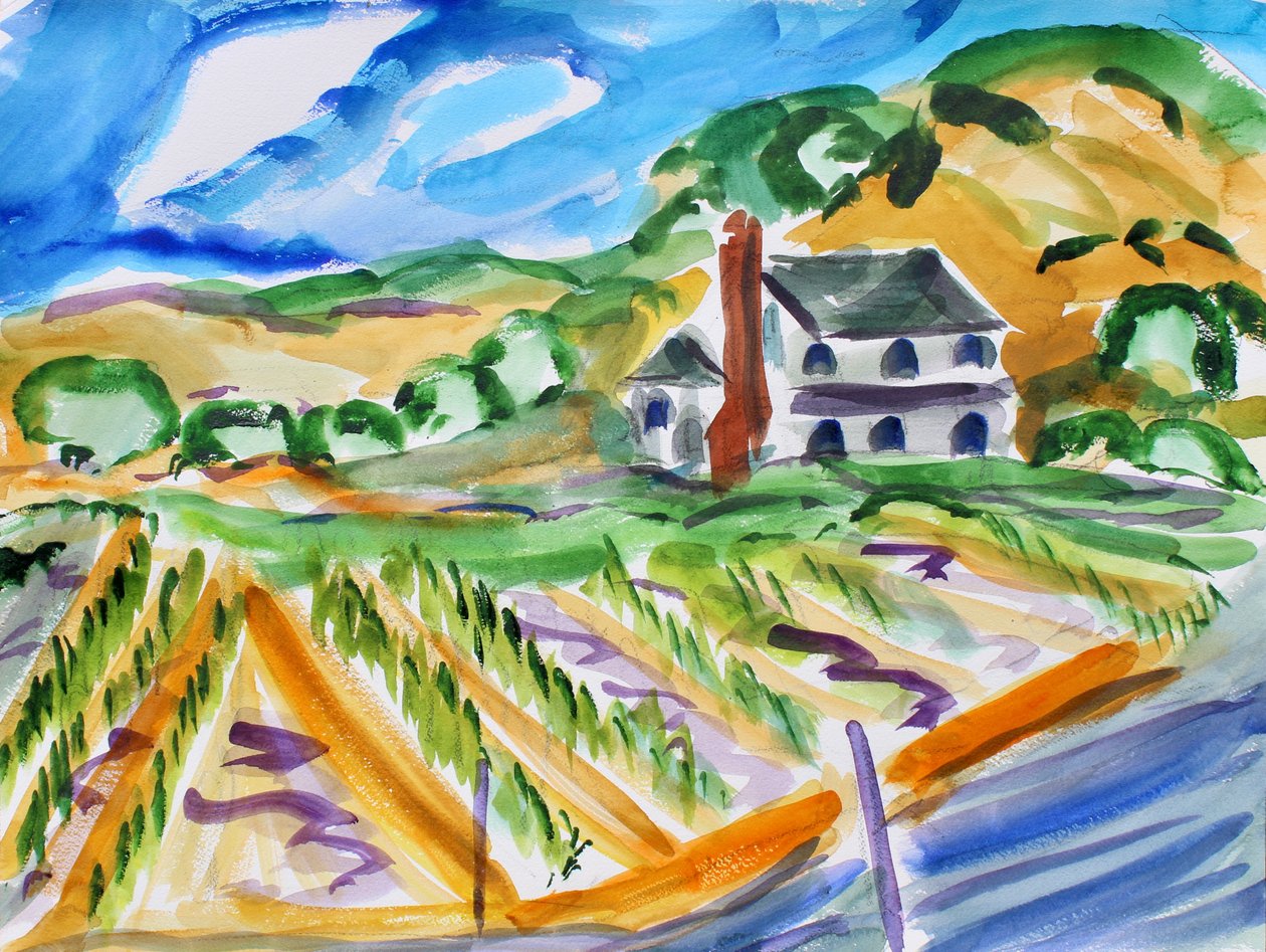 Dům na Dealy Lane, Napa, 2018 od Richard Fox