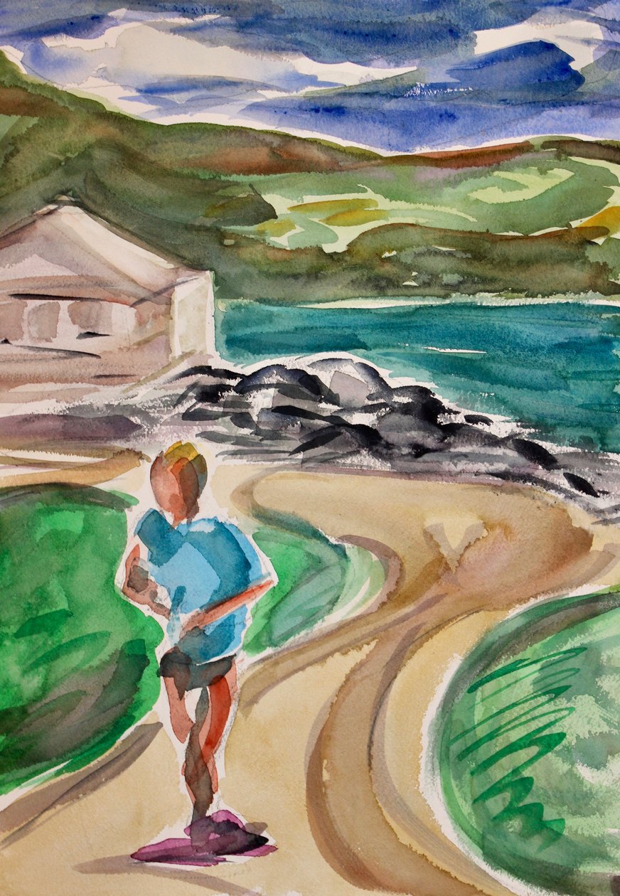 Jogger, Tiburon, 2017 od Richard Fox