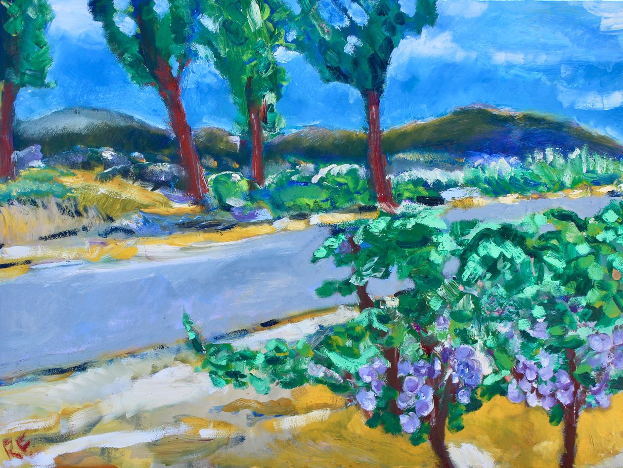 Roadside Vineyard, Napa, 2017 od Richard Fox