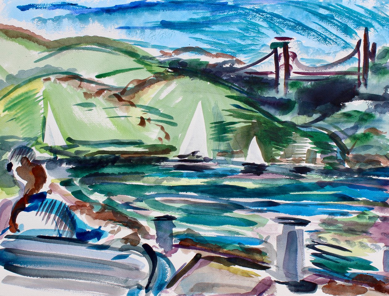 Plachetnice, Tiburon, 2017 od Richard Fox
