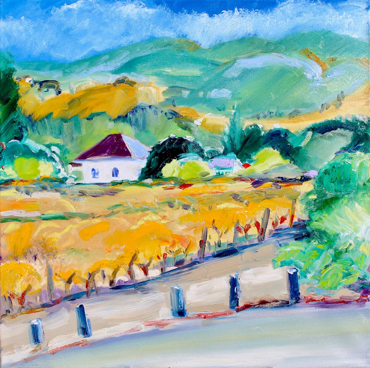 Vinice na podzim, Napa, 2020 od Richard Fox