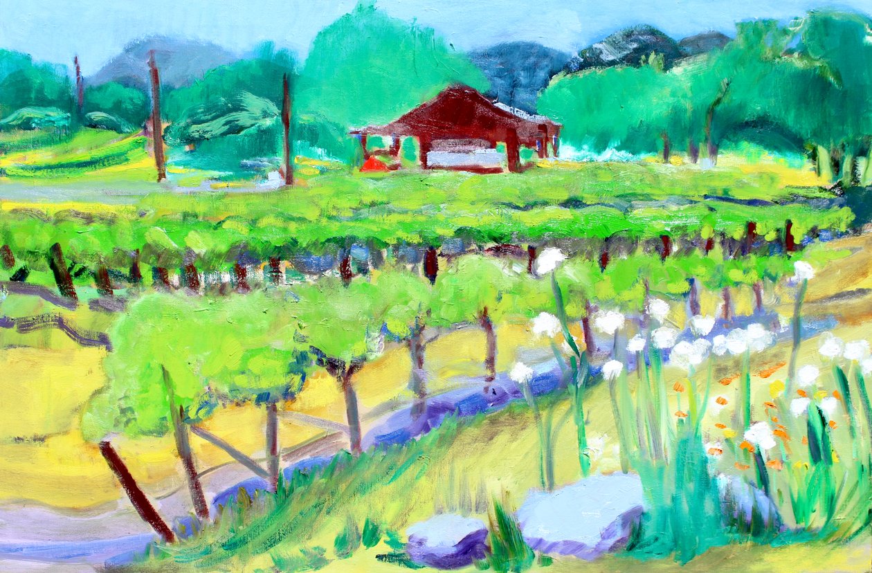 Vineyard on Zinfandel Lane, Napa, 2019 od Richard Fox