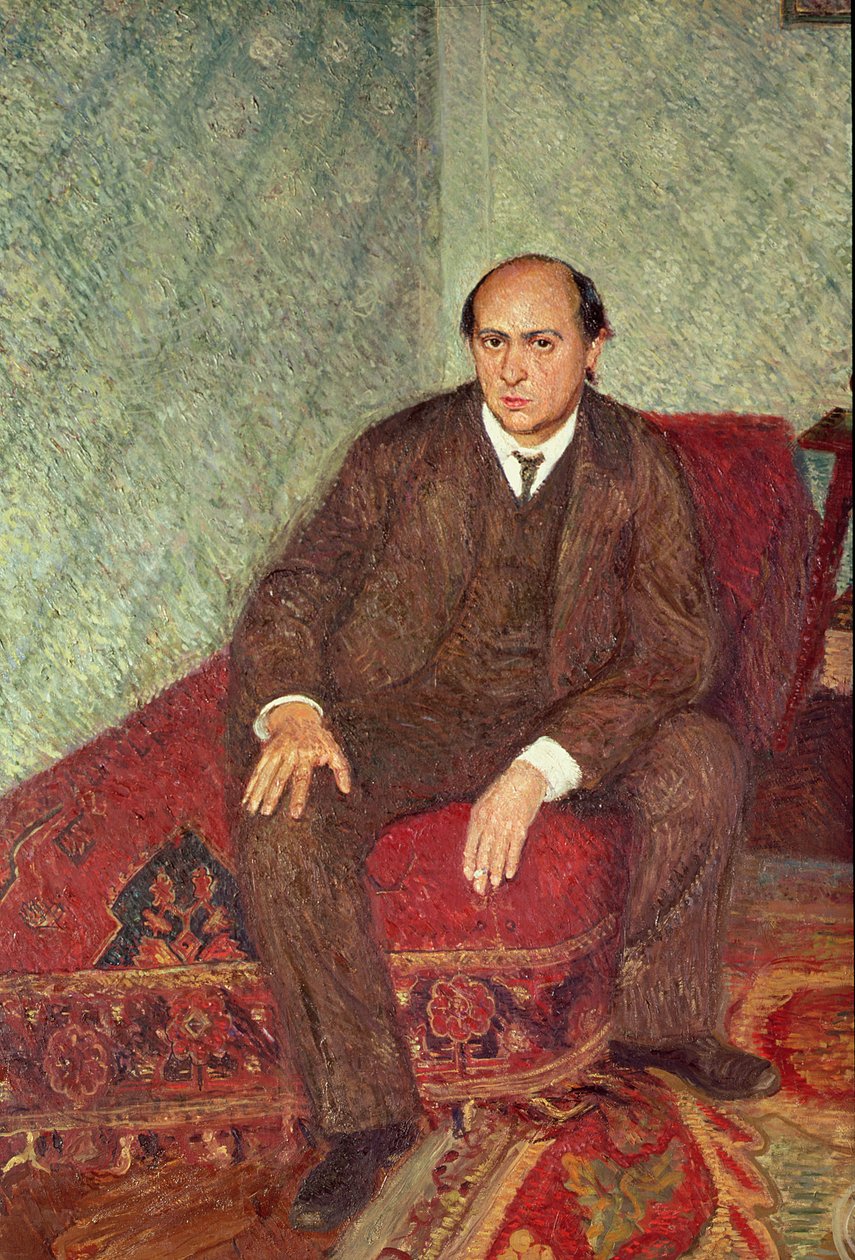 Portrét Arnolda Schonberga (1874-1951), kolem 1905-6 od Richard Gerstl