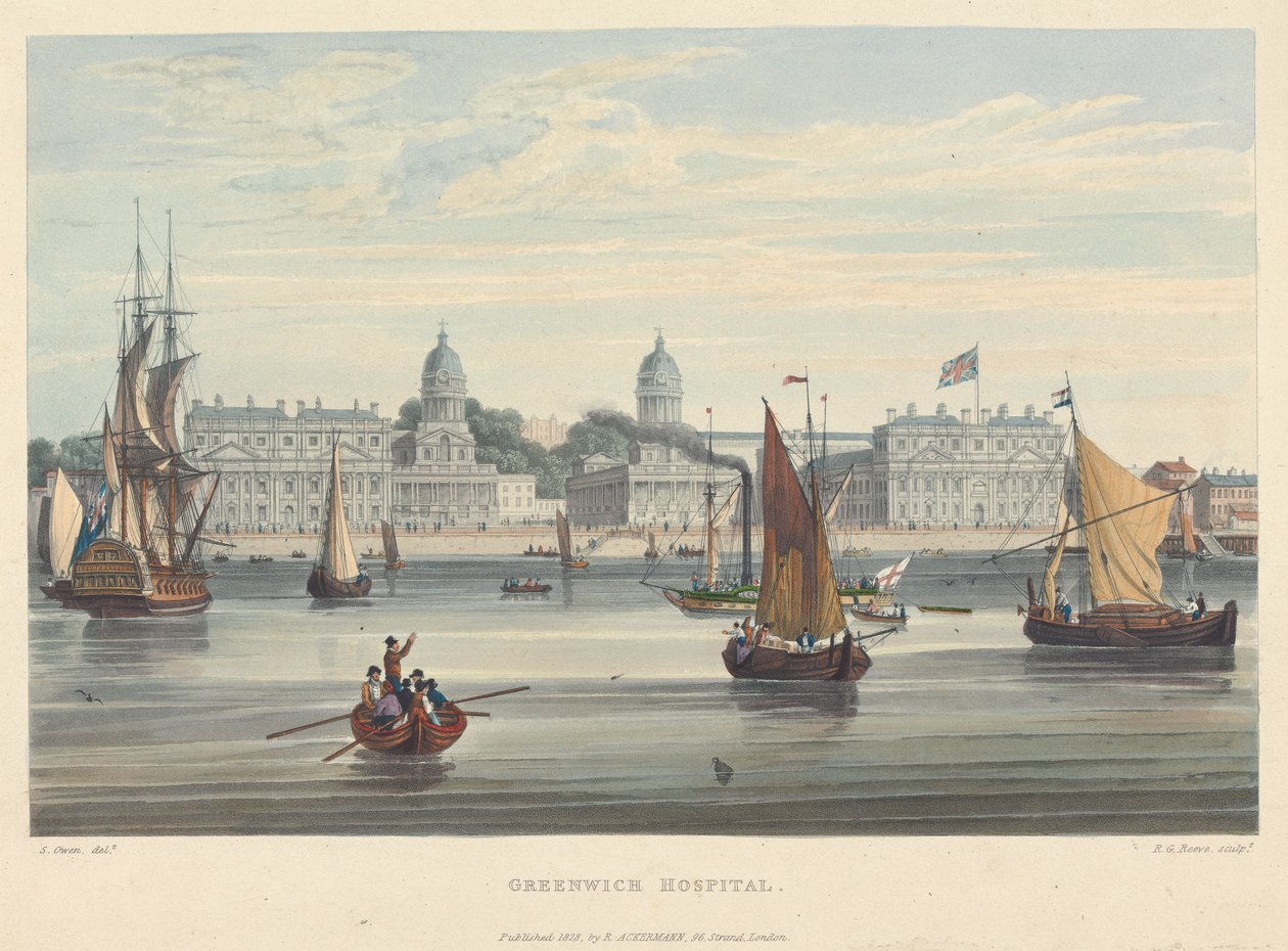 Greenwichská nemocnice od Richard Gilson Reeve