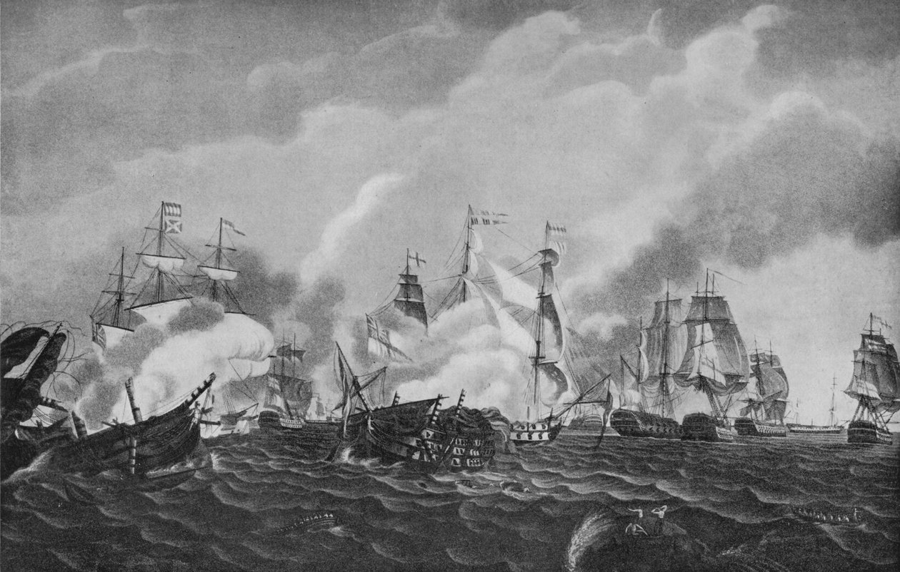 Akce ze San Dominga, c1807 od Richard Harraden