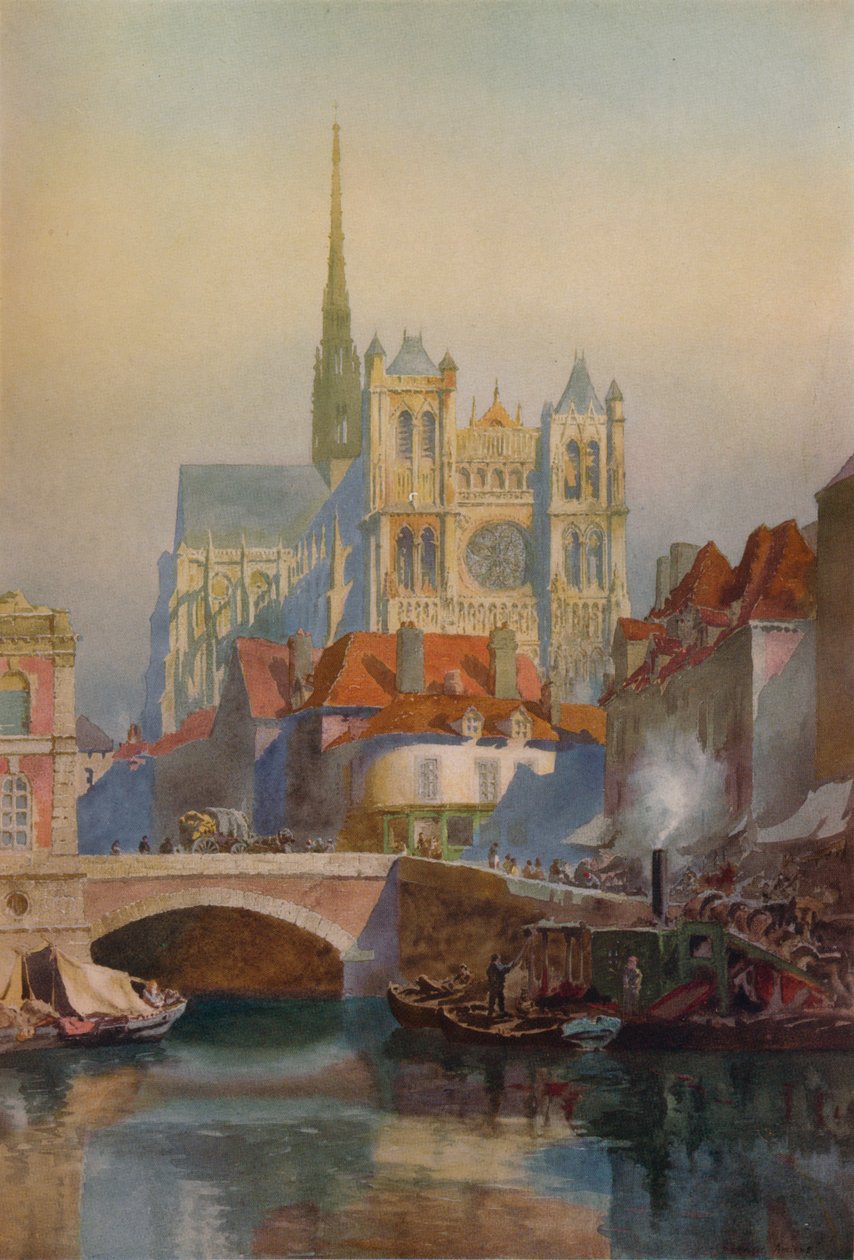 Katedrála v Amiens, c1903, 1938 od Richard Henry Wright