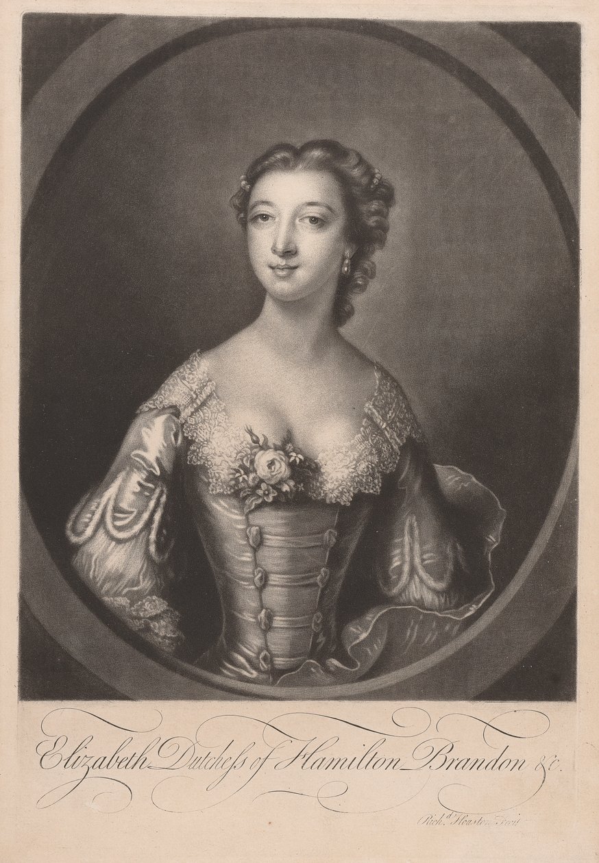 Elizabeth vévodkyně z Hamilton Brandon od Richard Houston