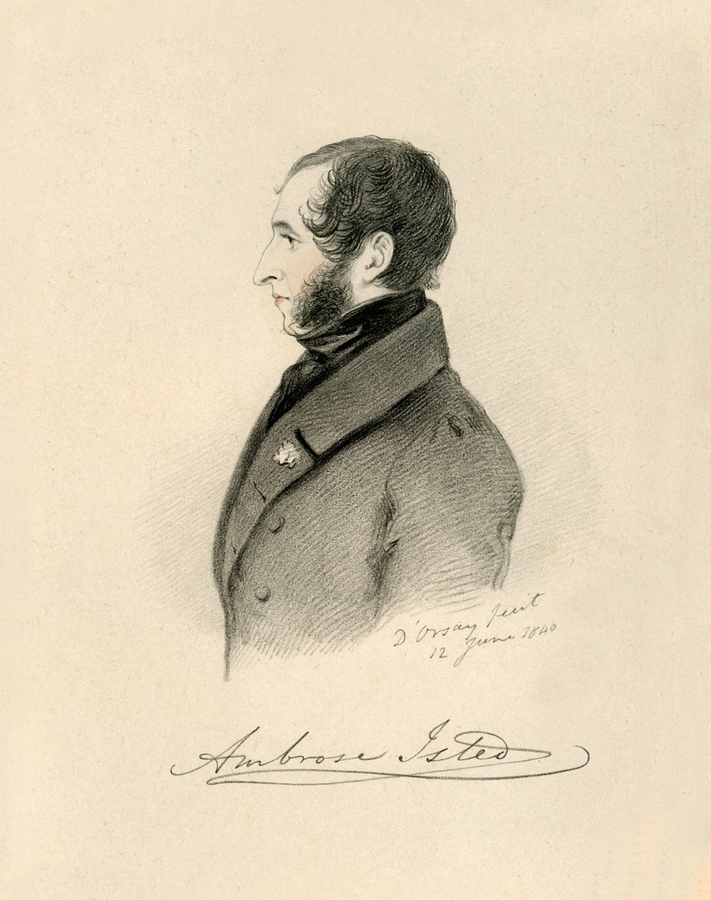 Ambrose Isted, 1840. od Richard James Lane