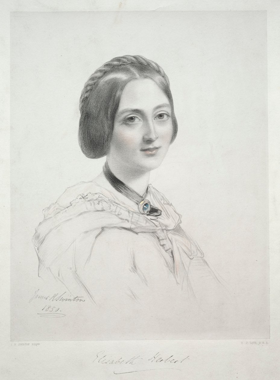 Lady Elizabeth Herbert. od Richard James Lane