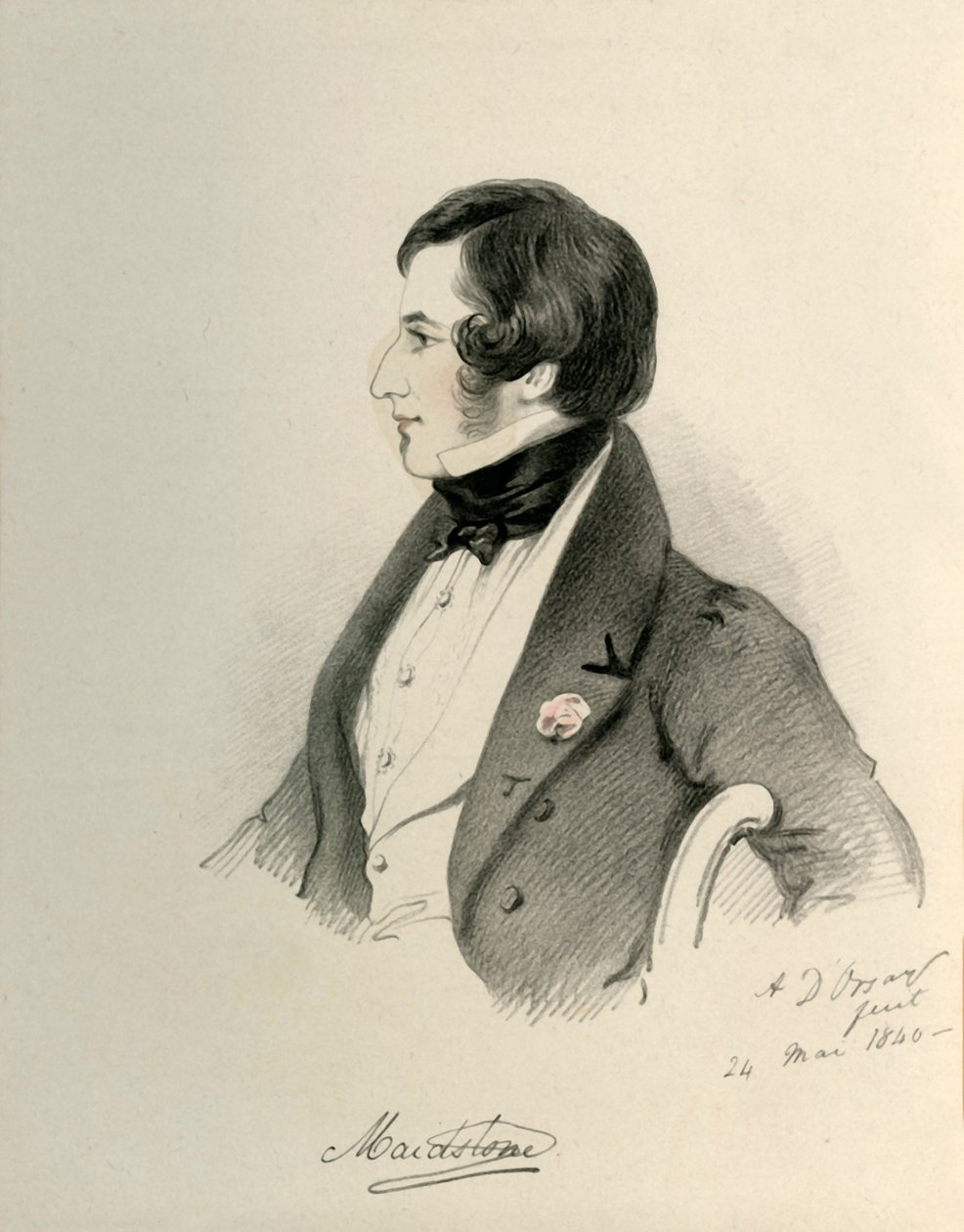 Vikomt Maidstone, 1840. od Richard James Lane