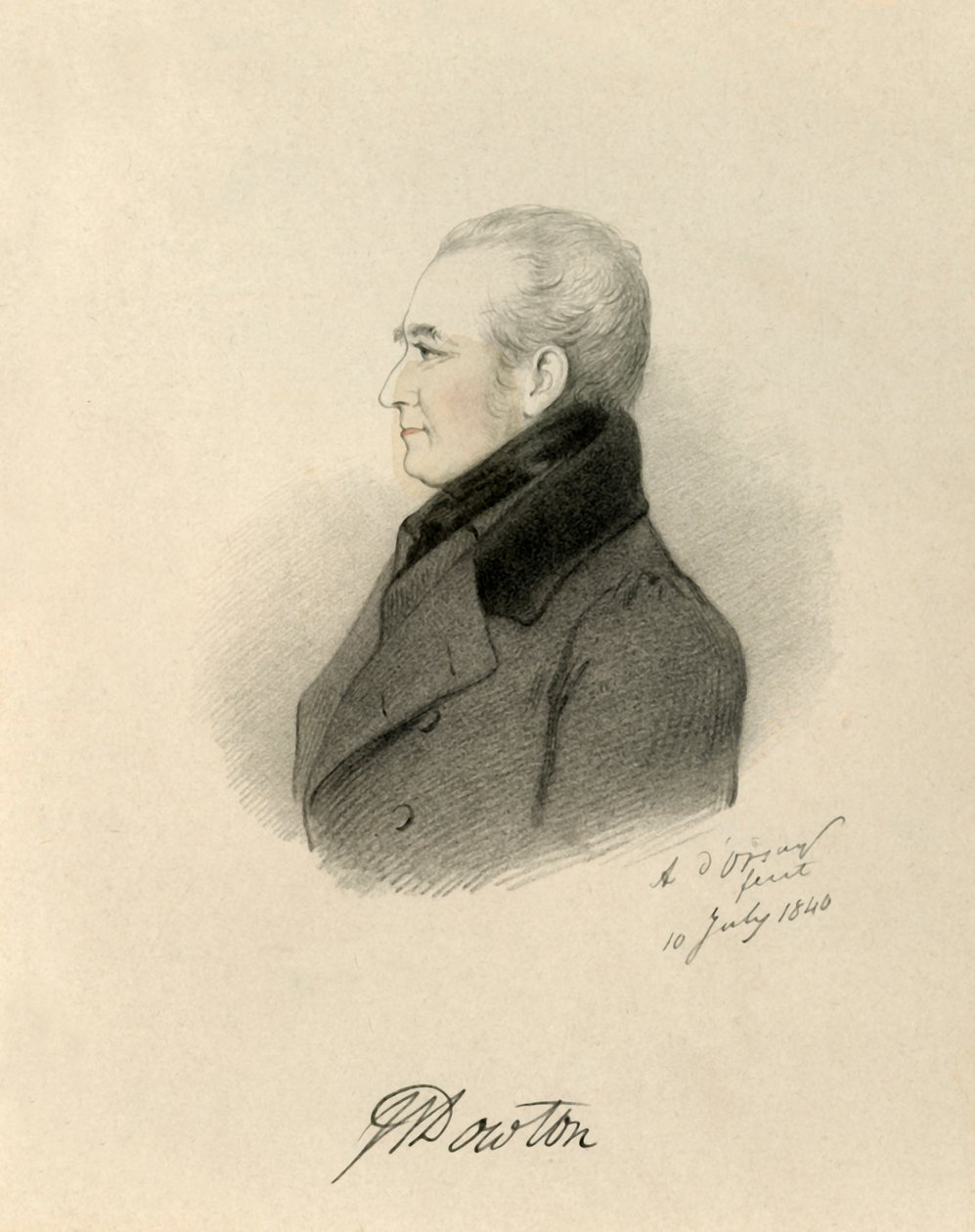 W Dowton, 1840. od Richard James Lane