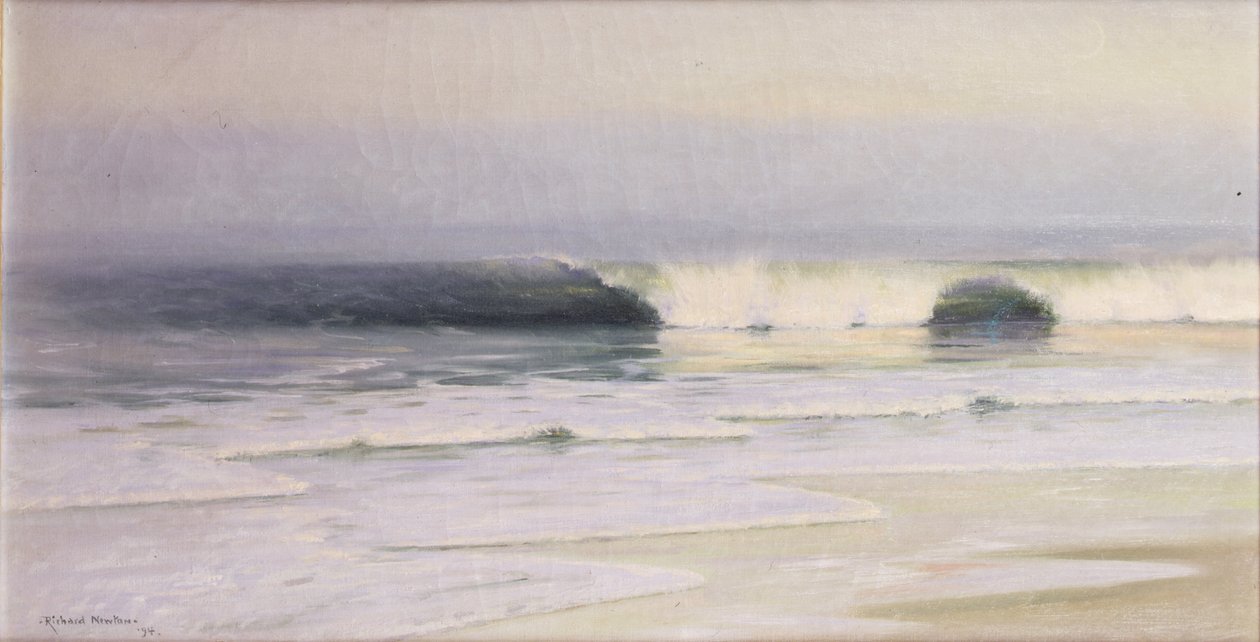 Plážová scéna, Long Island od Richard Newton