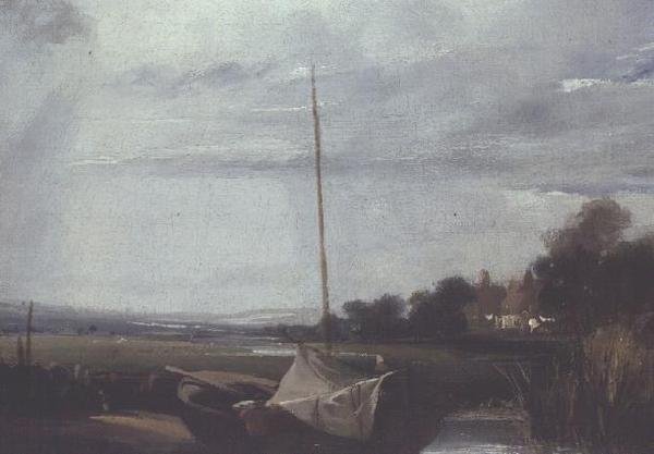 Řeka ve Francii od Richard Parkes Bonington