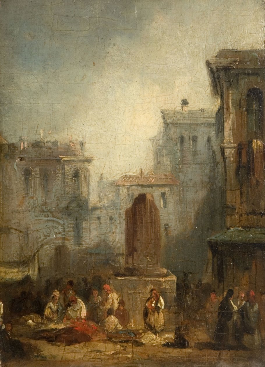 Italské město, 1822-28. od Richard Parkes Bonington