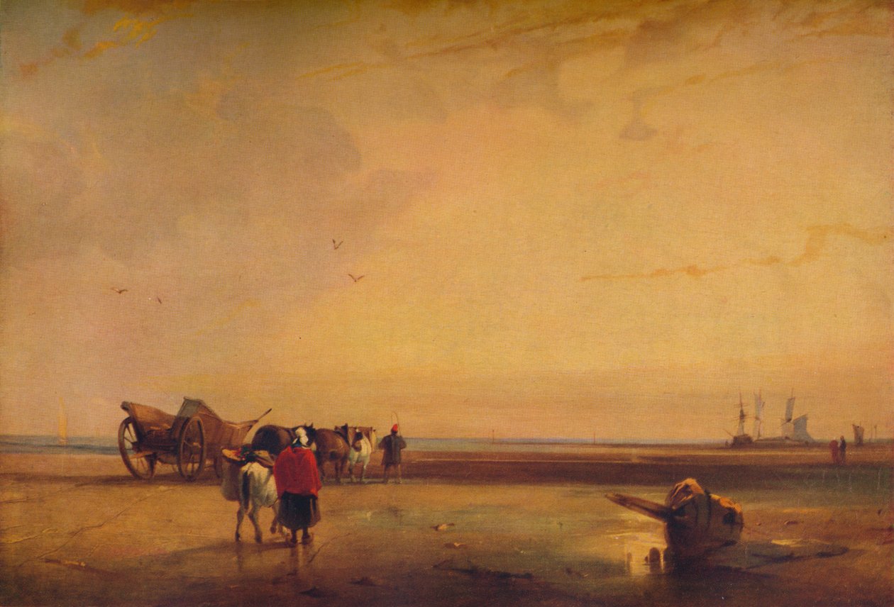 Boulogne Sands, 1827 od Richard Parkes Bonington
