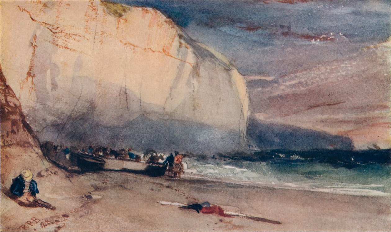 The Undercliff, 1828, 1924 od Richard Parkes Bonington