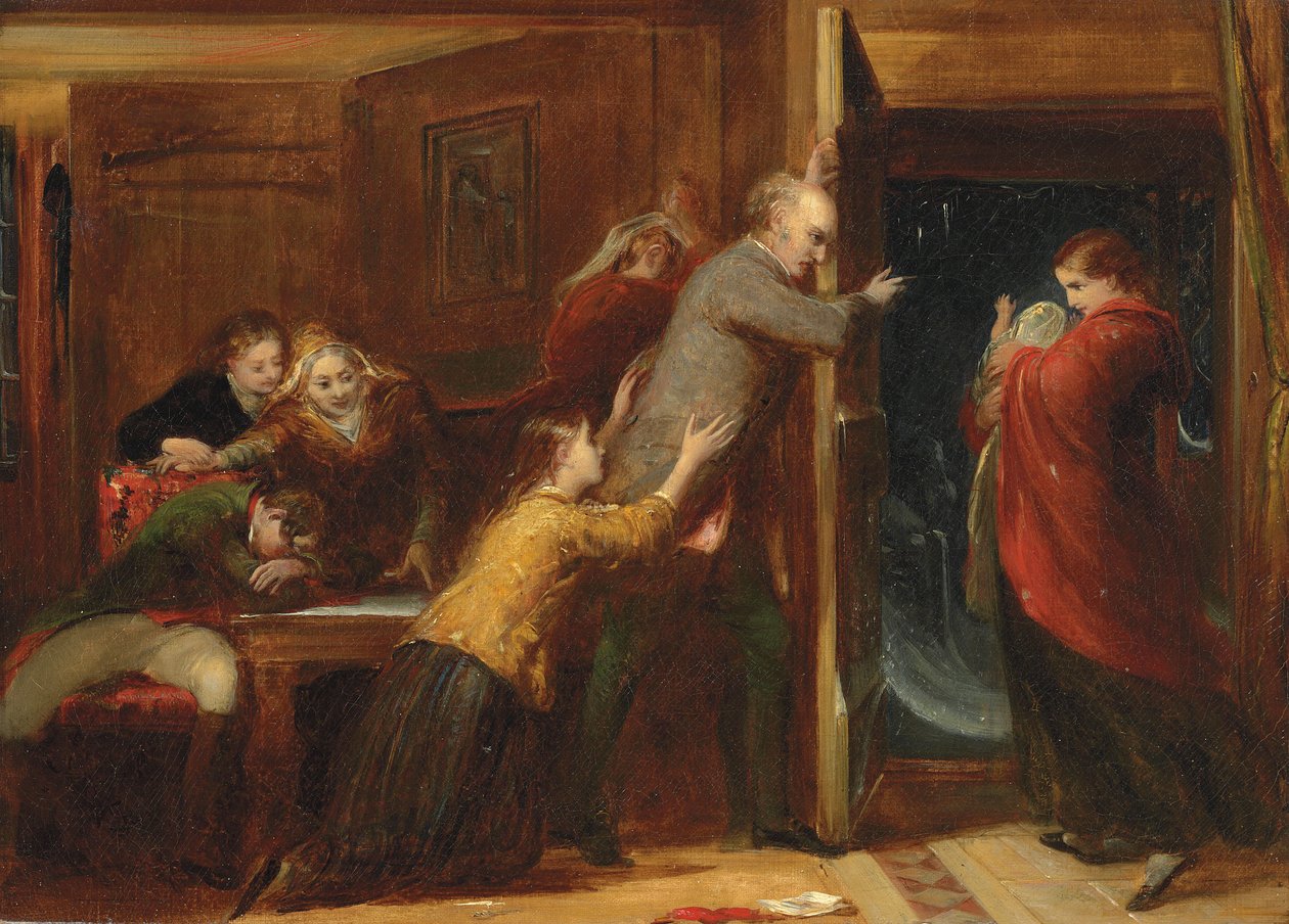Náčrt pro "The Outcast", 1851 od Richard Redgrave