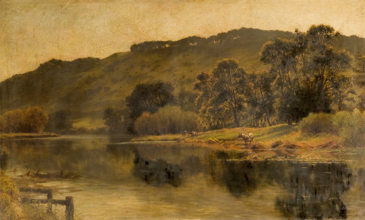 Říční krajina od Richard William Halfnight