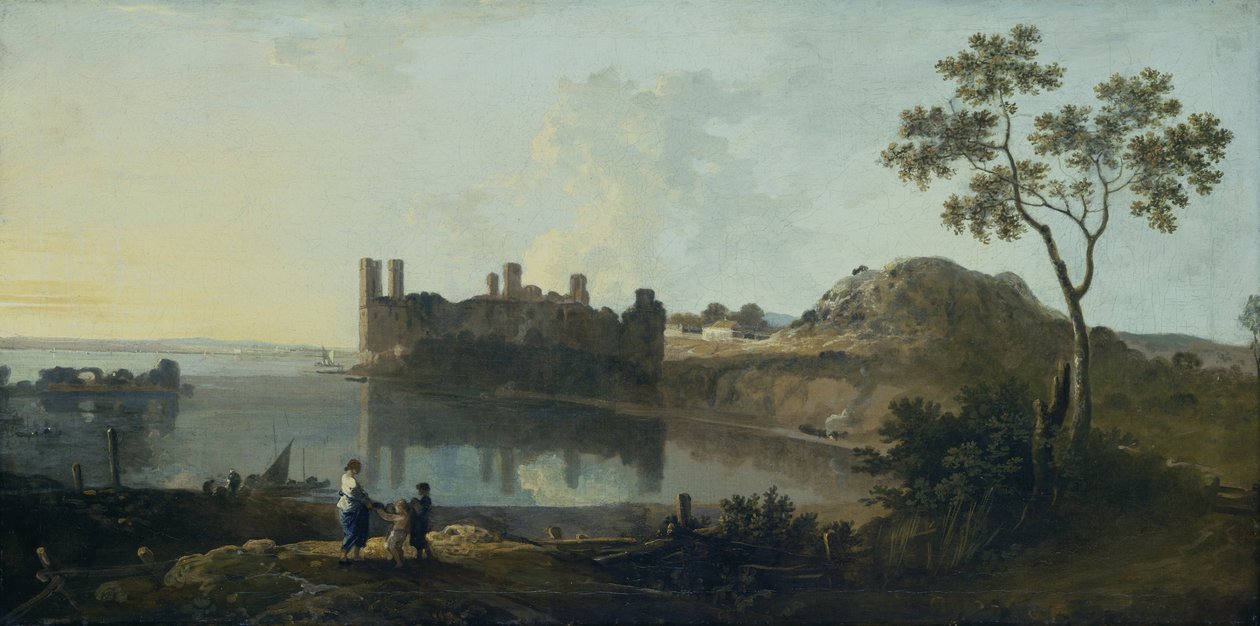 Hrad Caernarvon (olej na plátně) od Richard Wilson