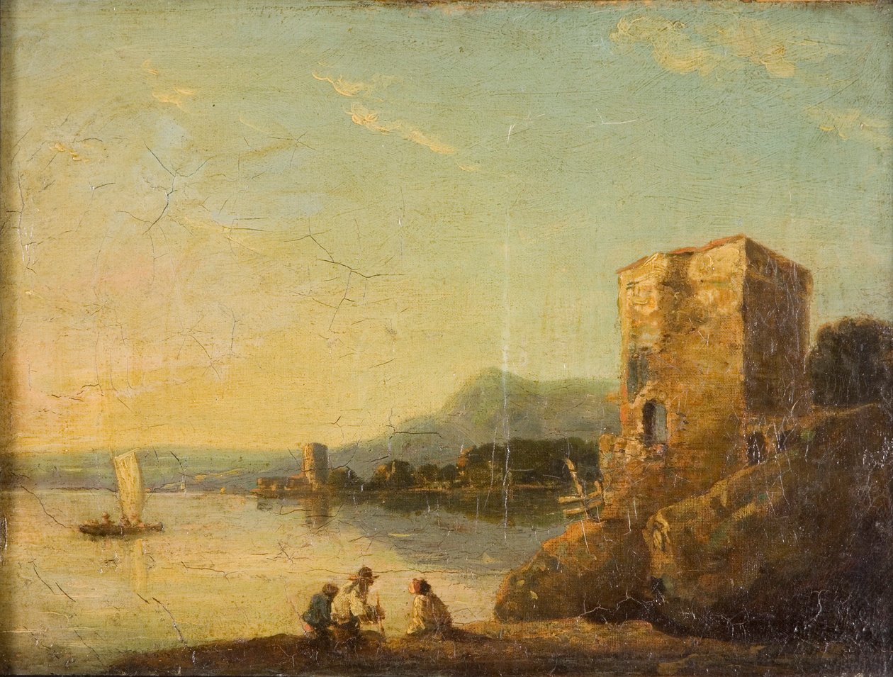 Scéna na pobřeží poblíž Neapole, c1750-1780. od Richard Wilson
