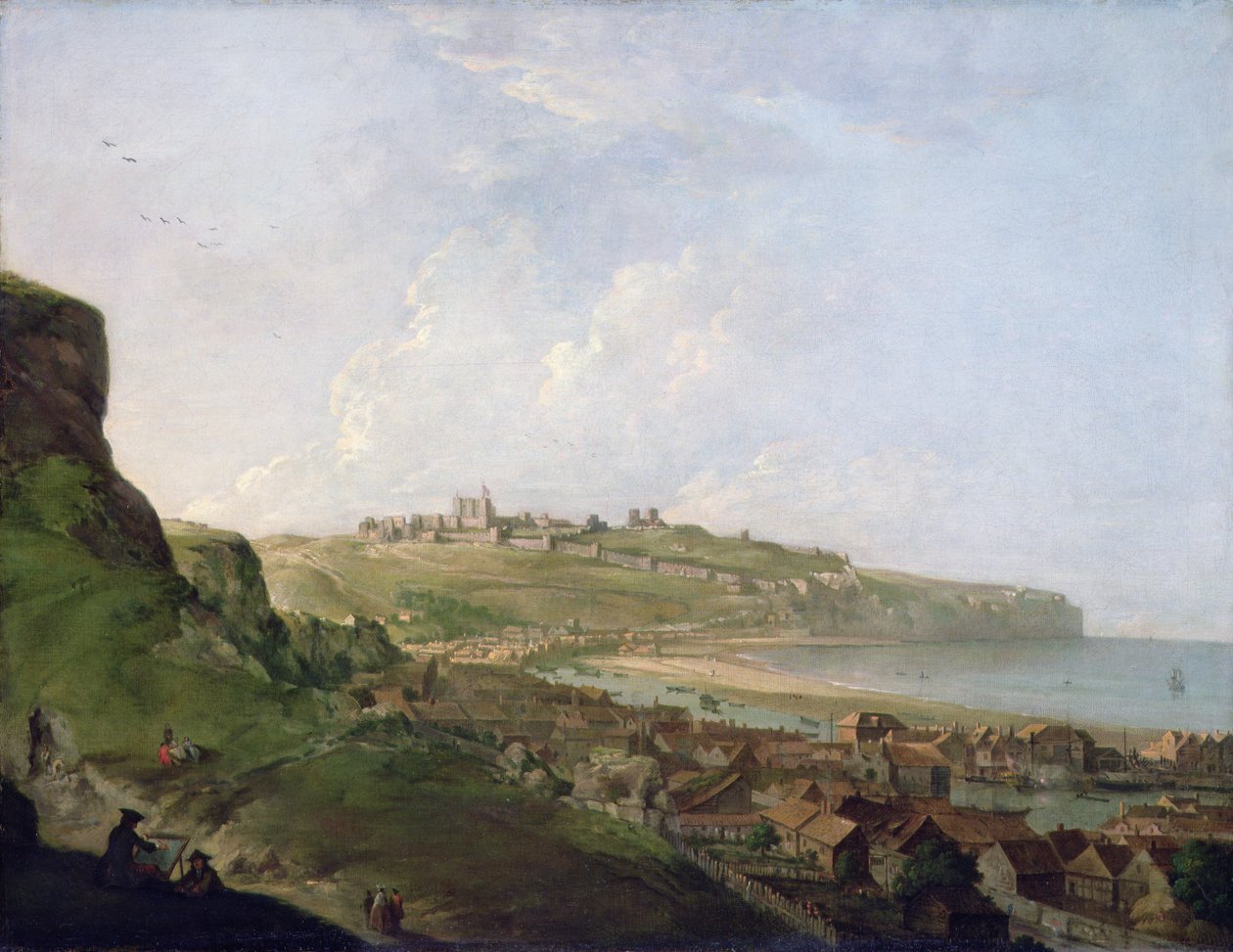 Hrad Dover (olej na plátně) od Richard Wilson