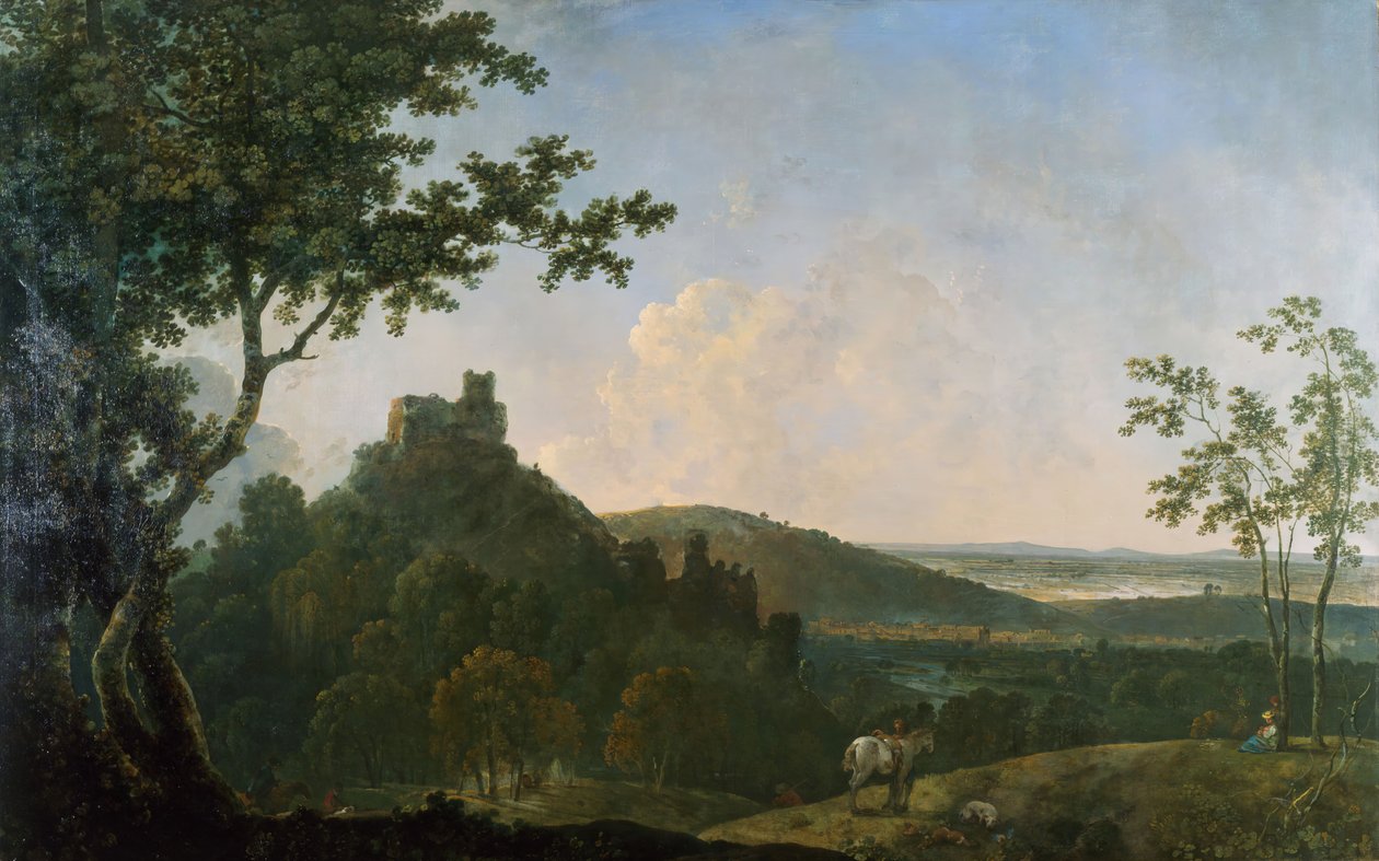 Hrad Okehampton, 1771-1774. od Richard Wilson
