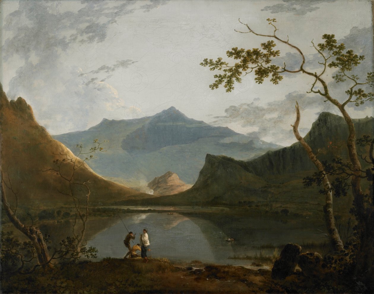 Snowdon z Llyn Nanttle (olej na plátně) od Richard Wilson