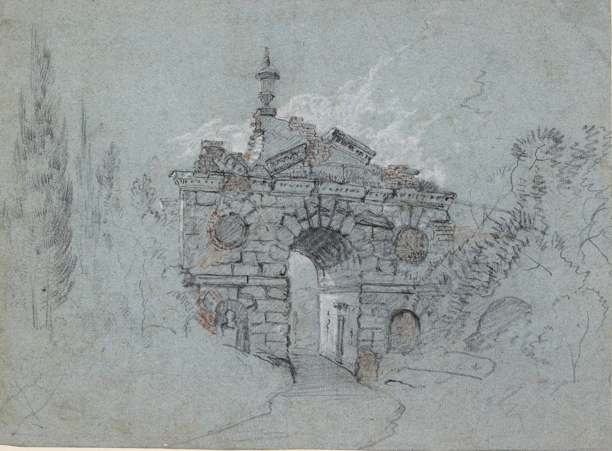 The Ruined Arch at Kew, c1760s od Richard Wilson
