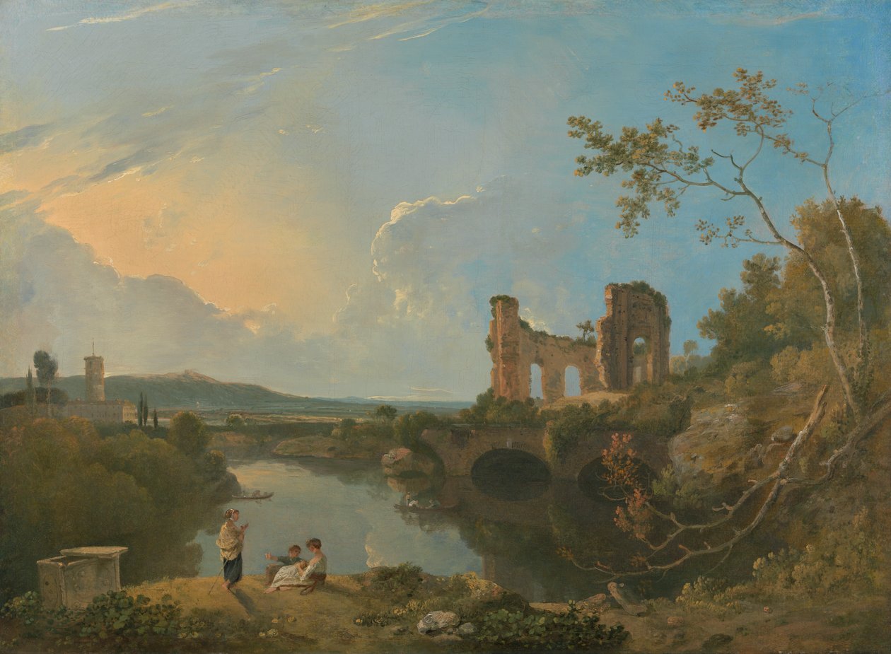 Italská krajina (ráno) od Richard Wilson